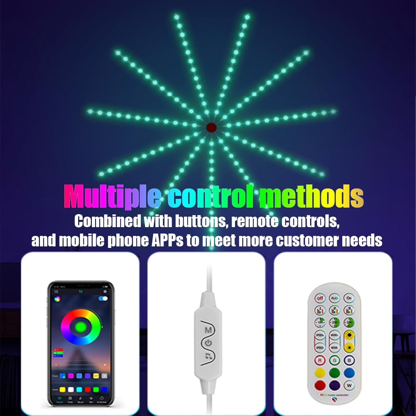 Strivu Smart Firework LED Lights
