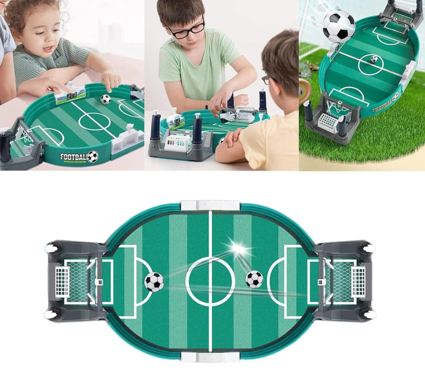 Strivu Mini Football Table Game – Portable Foosball Set for Kids & Adults