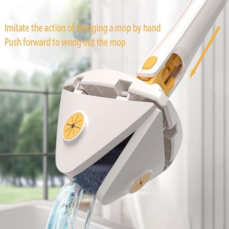 360 Rotating Adjustable Mop – Easy Spin Floor Cleaning System with Bucket Set