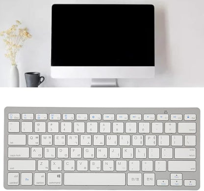 Universal Wireless Keyboard – Compact, Bluetooth-Enabled for Tablets, Phones & PCs