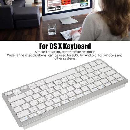 Universal Wireless Keyboard – Compact, Bluetooth-Enabled for Tablets, Phones & PCs