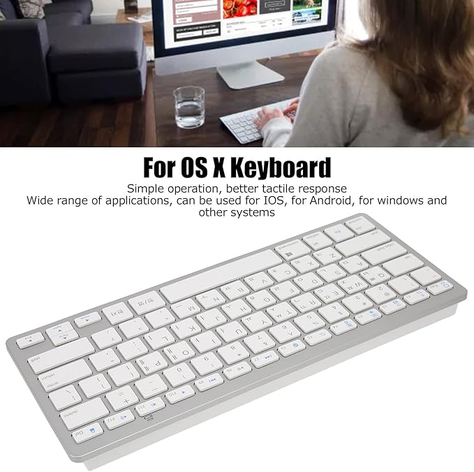 Universal Bluetooth Wireless Keyboard – Compact Tablets & PCs