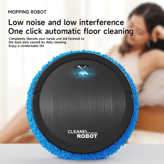 Smart Silent Sweeping Robot – Automatic Vacuum & Mopping Cleaner (Low-Noise, 80-min Runtime)