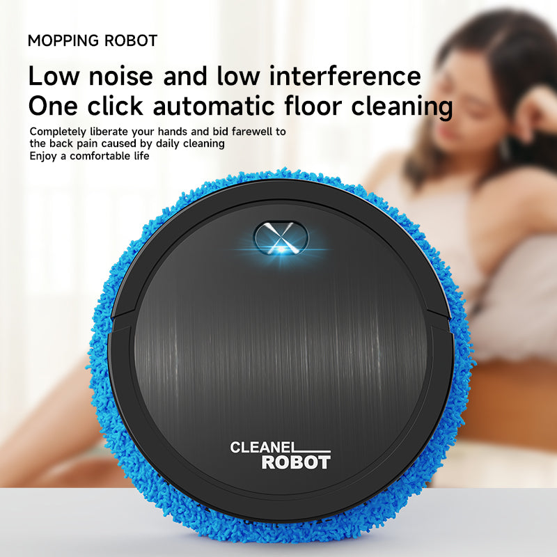 Silent Sweeping Robot – Automatic Vacuum & Mopping Cleaner, Low-Noise