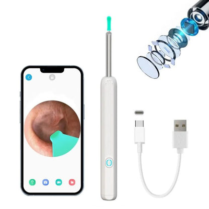Smart Visual Ear Wax Remover with HD Camera & Replaceable Silicone Tip