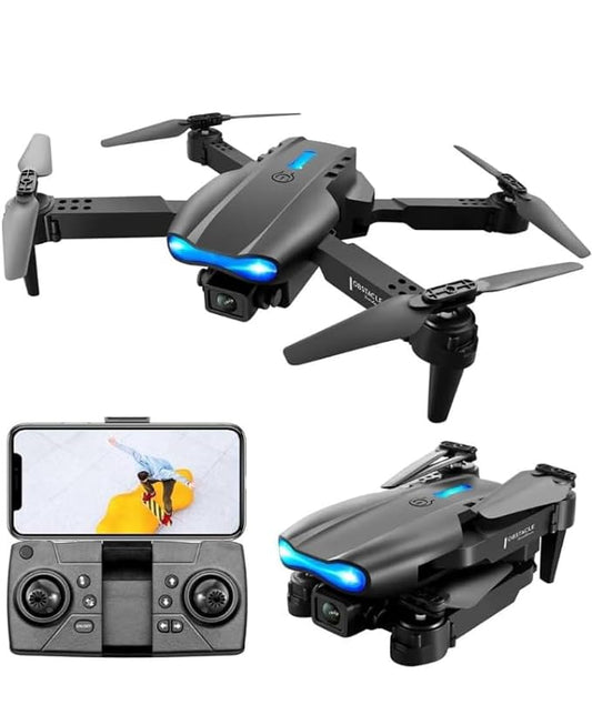 Strivu E99 Drone Camera – Foldable HD Aerial Quadcopter with WiFi & Dual Camera
