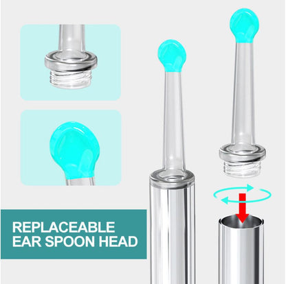 Smart Visual Ear Wax Remover with HD Camera & Replaceable Silicone Tip
